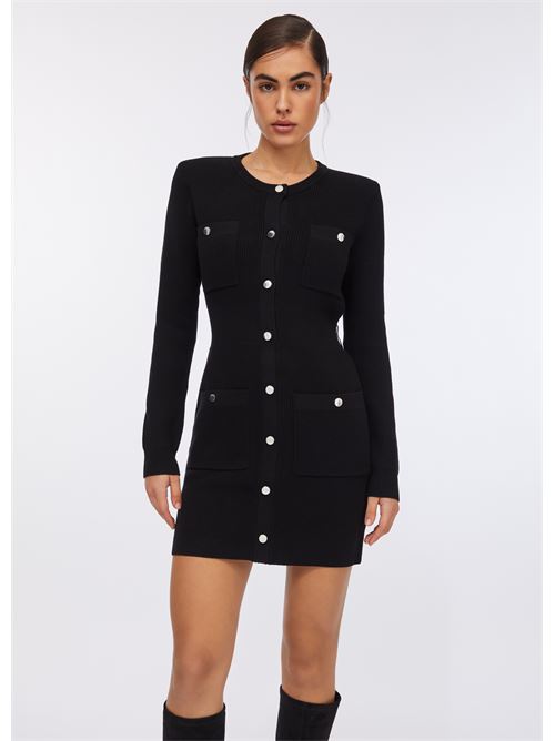 Abito in maglia con spalline imbottite Liu Jo | MF5371MS99E.22222